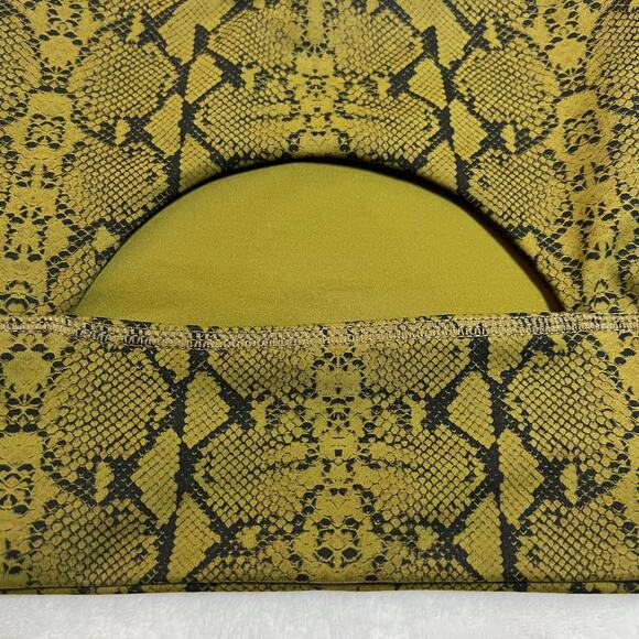 DYI Define Your Inspiration Snake Print Scoop Neck Sports Bra Size S Workout Gym - Picture 3 of 4